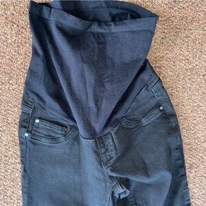 INDIGO Blue maternity jeans, with 8 inch secret fit belly. Very skinny.